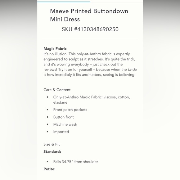 Anthropologie Multicolor Patterned Mini Dress - Picture 5 of 14